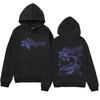 Design scorpion silhouette, printed hooded sweater simple and versatile