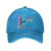 Inspirational Quote Casual Washed Baseball Cap Outdoor For Womens Unisex FeUnisex