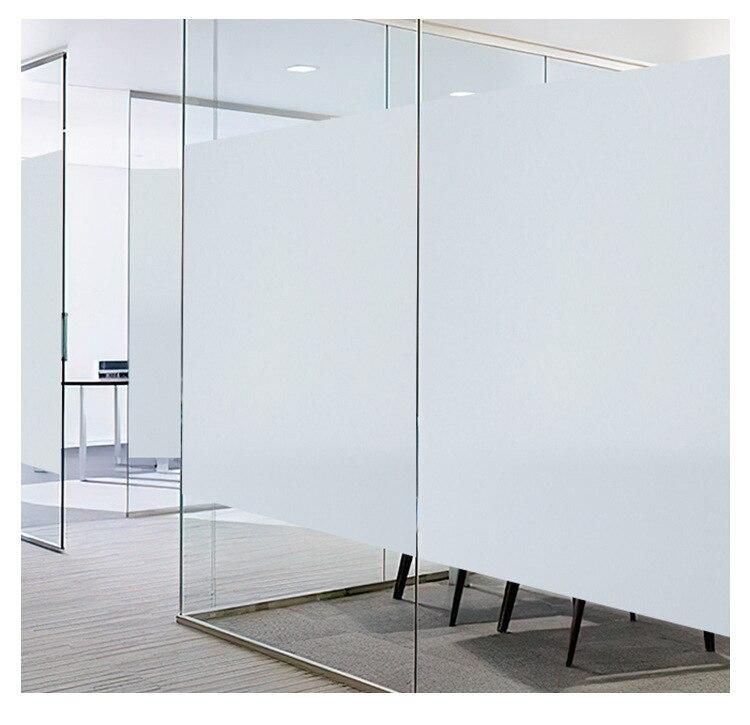 100-50CM Window Privacy Film for Glass Windows Reflective Window Film Sun Blocking Frosted Window Film Static Cling Non-Adhesive