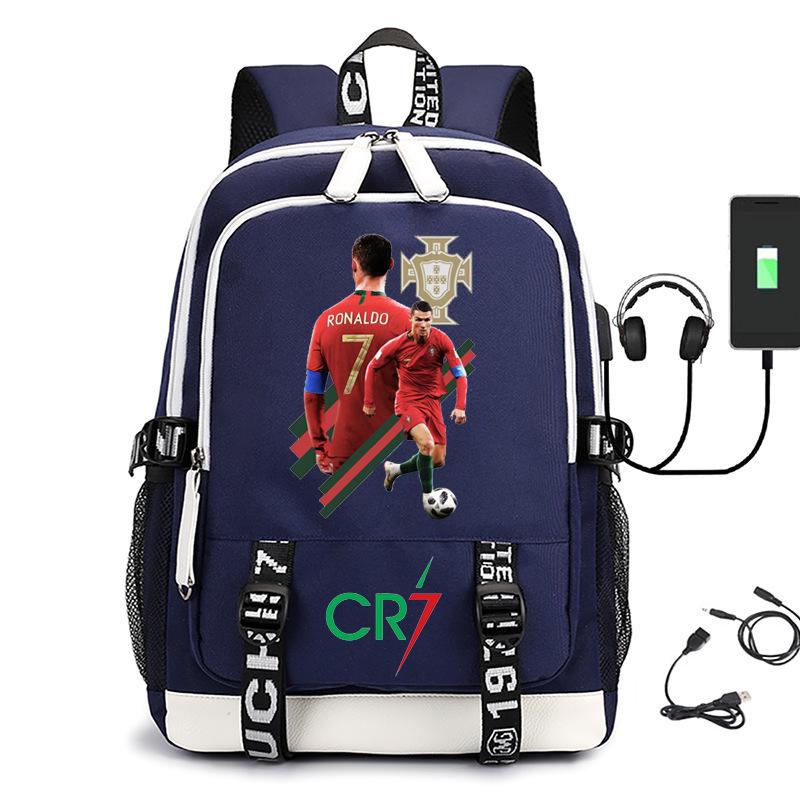 3-delige Schoolrugzakset voor Studenten Grote Capaciteit Oxford Stof Schooltas met Schouderband en Etui