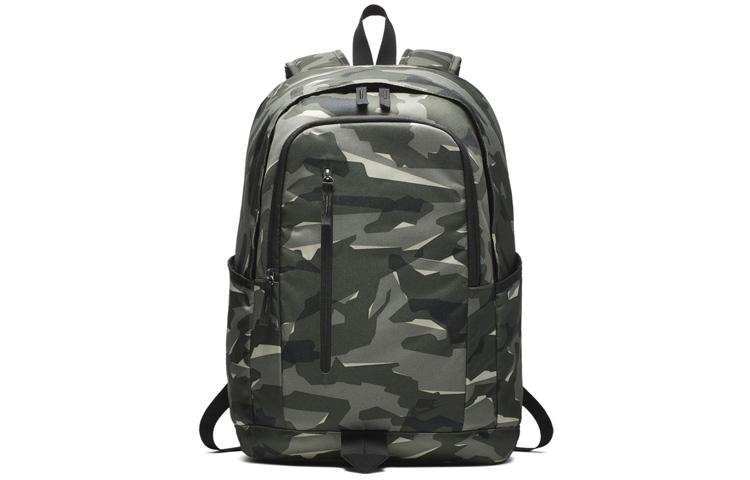 Nike Athleisure Polyester Travel Bag Backpack Regular Unisex Camouflage BA5533-325