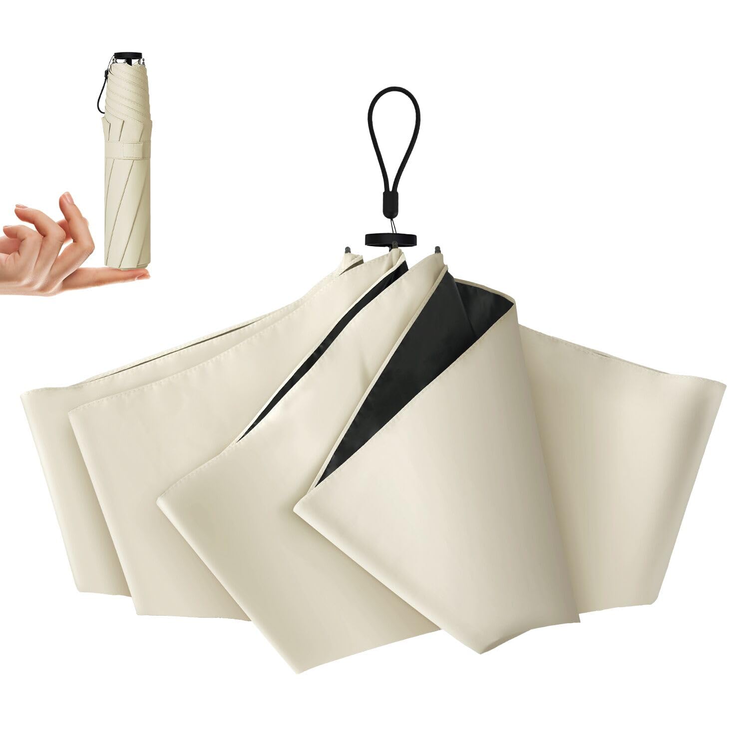 

в 2025 году легкий 118 г JIS Parasol UV Protection светоблокирующий складной зонт с защитой от тепла легкий компактный складной зонт двойного назначения от дождя