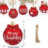Room Windows Christmas Tree Hanging Round Shape Hanging Ball Christmas  Family Friends