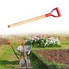 Durable 75cm T Shovel Handle Wood Construction Ergonomic T Grip Replacement Handle For Gardening Digging Shovels