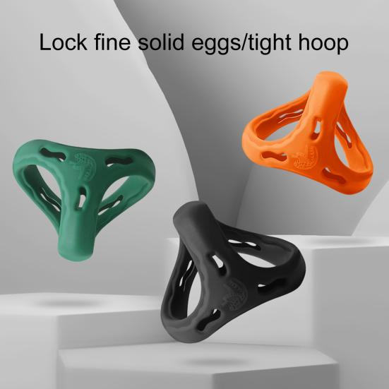 Bezpieczny pierścień na penisa przyjemność seksualna bez wibracji poprawia wygodny męski pierścień opóźniający wytrysk Dildo eskin