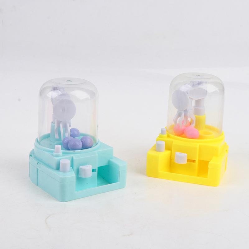 1Pc Mini Claw Machine Dolls Balls Catcher Desktop Interactive Toys Children Kids Doll Crane Clip Electronic Catch Machine House