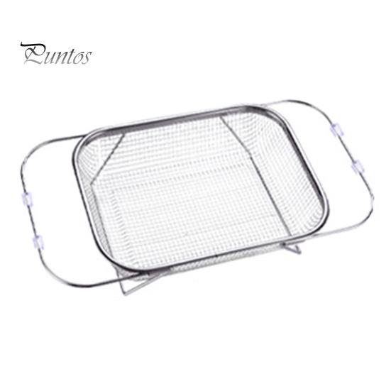 

Сливная корзина Дуршлаг для раковины Прочный несущий телескопический сито с выдвижными ручками Ситечко для овощей и фруктов XL