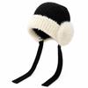 Solid Color Plush Earflap Cap Premium Plush Fluffy Warm Hat Winter Knit Hat  Chilly Days
