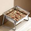 KEMORELA 2L Large Dog Food Bowl Anti-Tipping Dog Bowl Stainless Steel Dog Food Bowl Drinking Integrated Large Dog Pet Supplies