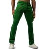 Men's European and American jogging corduroy solid color casual breathable street fashion multi-pocket slim-fit elastic overalls