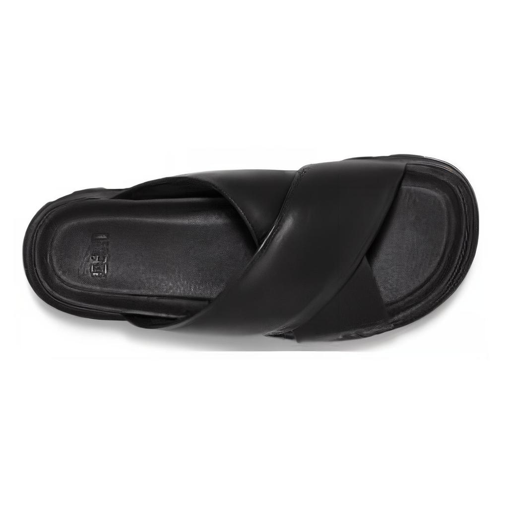 New UGG Capitelle Crossband Sandal Black Women's 1152672-BLK
