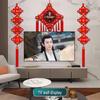 2025 High-End Chinese Knot Peace Fu Character Five Blessings Door Ornament for Living Room and Housewarming Decoration