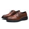 Leisure business men's leather shoes Luxury men's  Wedding Fashion Party Office Outdoor Strolling Brown Shoes 38-44