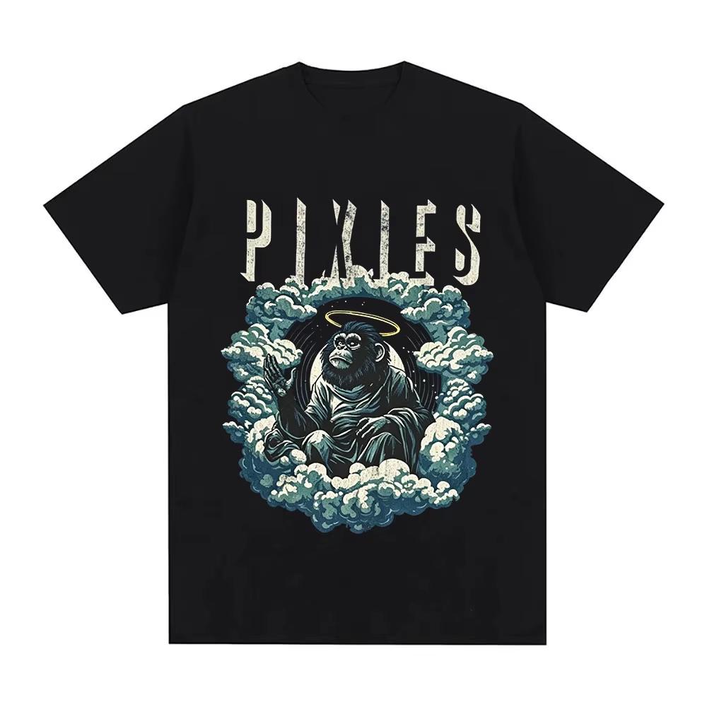 Pixies Cotton T-shirt Stardust Monkey Gone To Heaven Graphic Print Tee Streetwear Women Men Breathable Material No Stuffiness in Hot Summer 4XL