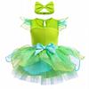 Fantasia Romper Anna Sofia Tutu Dress Headband Princess Aurora Alice Clothes Dress Halloween Party Costumes Outfit