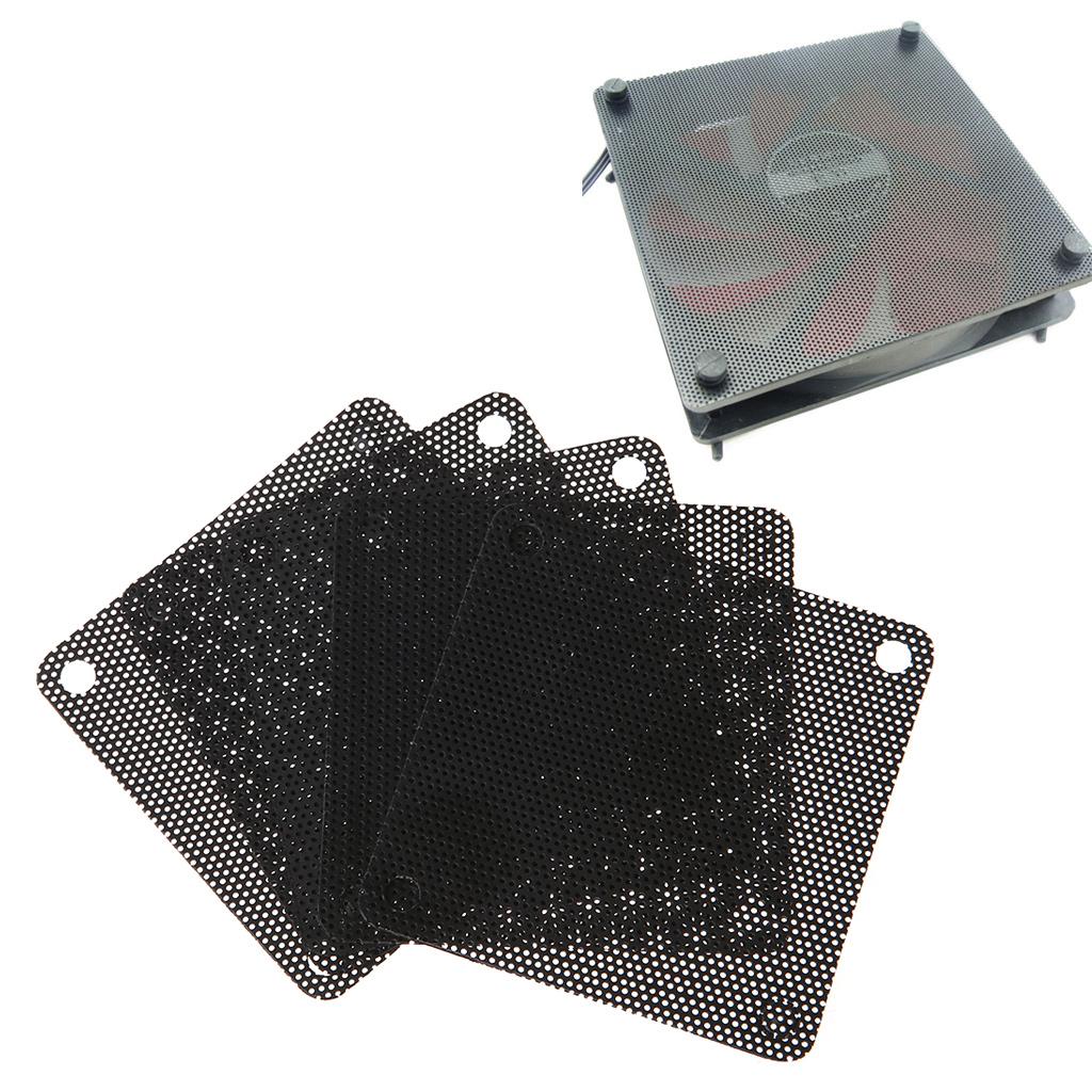 5PCS/lot 60mm PC Fan Dust Filter Dustproof for Case Computer Mesh Cuttable Black