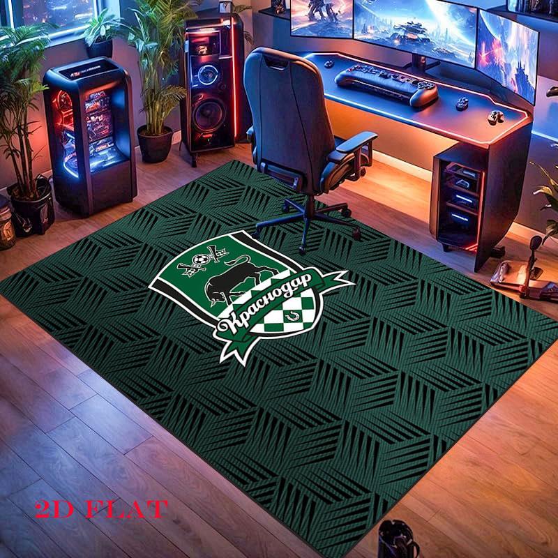FC Krasnodar Glory Carpet Rug for Living Room Bedroom Home Sofa Decoration,Kids play Nonslip Floor Mat