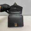 [Pre-Owned] Sylvie Gold Buckle Striped Web Leather Tote Shoulder Crossbody Mini Bag - Excellent #X4FHI5