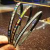 Shiny Multi-Tooth Hair Styling Comb with Color Diamond Hairband