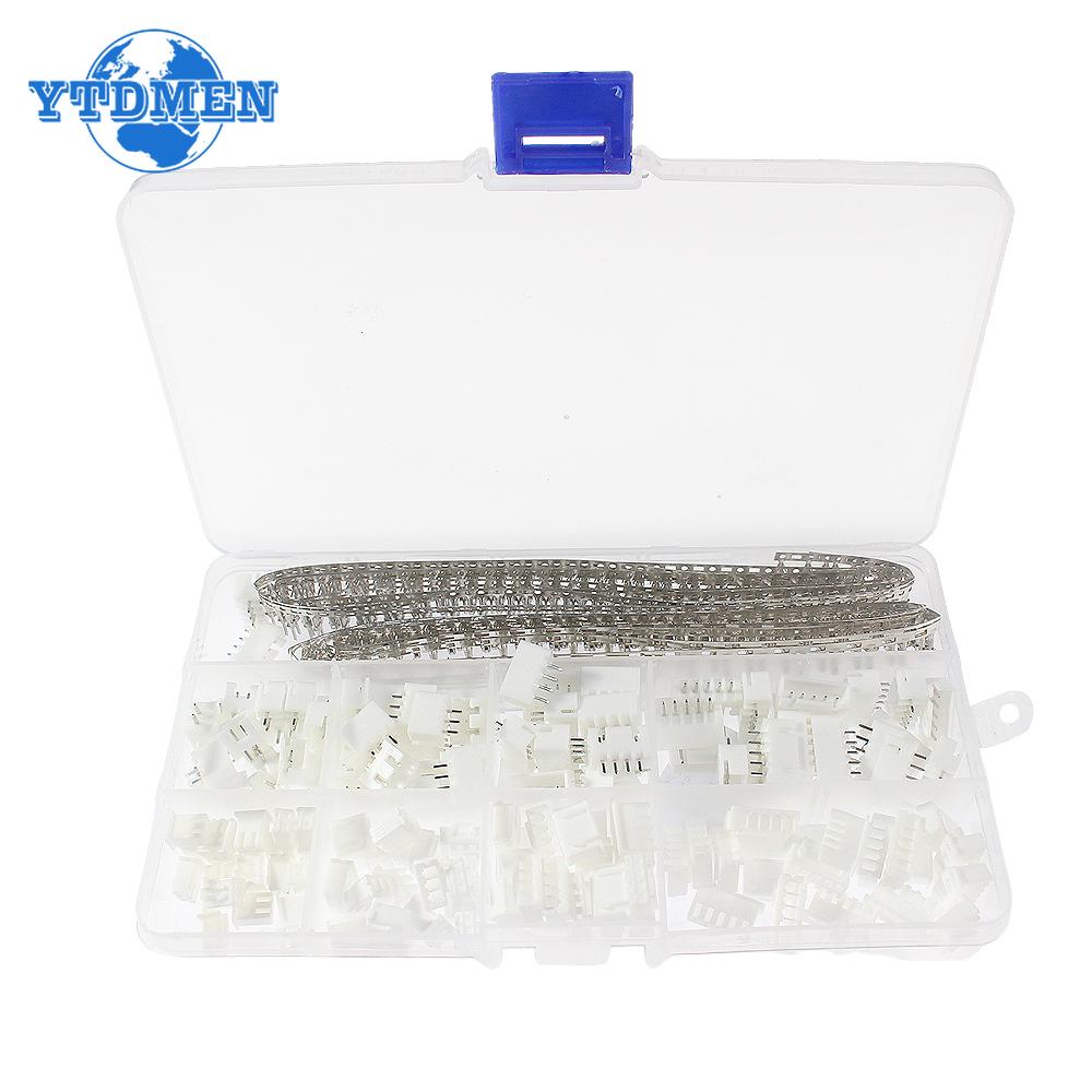 560PCS Dupont Connector 2.54mm Jumper Wire Cable Pin Header Pin Housing and Male / Female Pin Head Terminal Adapter Plug Set Kit