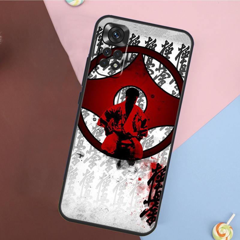 Oyama Kyokushin Karate Cover For Xiaomi Redmi Note 14 13 12 9 10 11 Pro 9S 10S 11S 12S Redmi 14C 10C 12C 13C Case