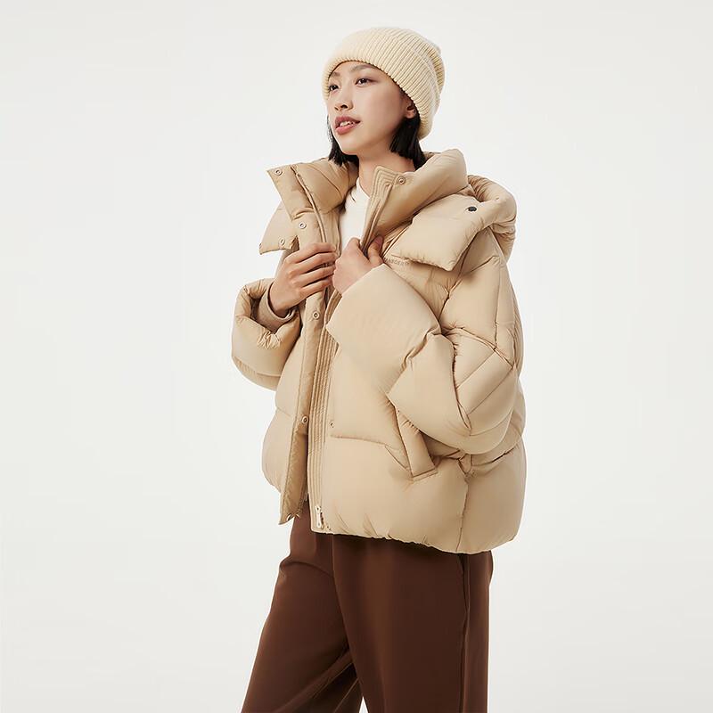 Tanboer Women's Cropped Puffy Down Jacket 530366Z