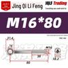 Stainless Steel GB798 Eye Bolt, Full Series M5-M16