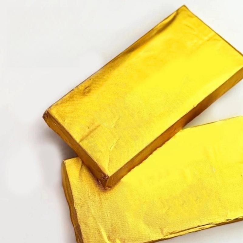 100Pcs 20*20Cm Diy Food Aluminum Foils Wrapping Paper Sheets Packaging For Chocolate Candy Wedding Party Birthday Gift Decor