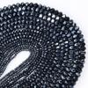3/4/6/8/10mm Faceted Black Crystal Beads Hematite Glass Loose Spacer Beads For Jewelry Making DIY Necklace Bracelets Accessories