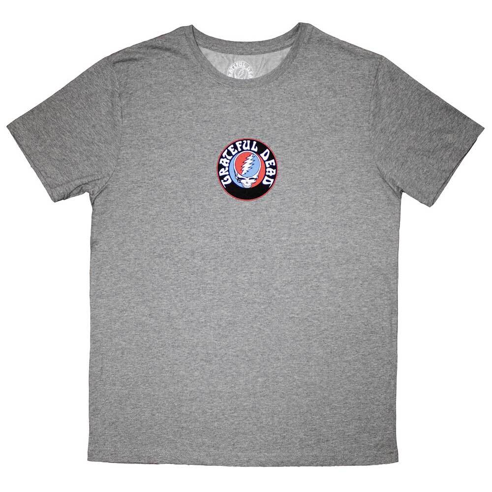 Grateful Dead Mini Steal Your Face Logo T-Shirt Grey New Unisex T-Shirt L