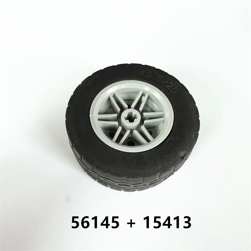 

56145 Колесо 30,4 мм x 20 мм Шина 44309 15413 55976 70695 Коллекция Кирпичей Набор Модульный GBC Игрушка Для Технических MOC Строительный Блок