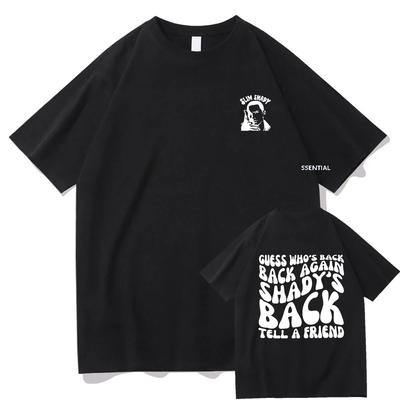 Eminem Nouvel Album T-shirt Vintage Vêtements Homme Harajuku Tops d'Été Unisexe Coton T-shirts Graphiques