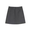 2024 Women's Spring A-Line High Waist Skirt, American Style Gray