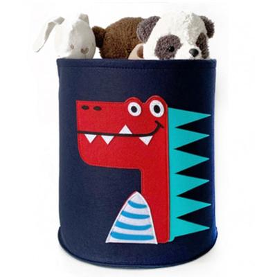Felt Toy Bin Laundry Basket 35X35 Cm Children's Organizer