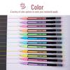 12 Color Pastel and Neutral Pen Set for Students, Markers, and Highlighting