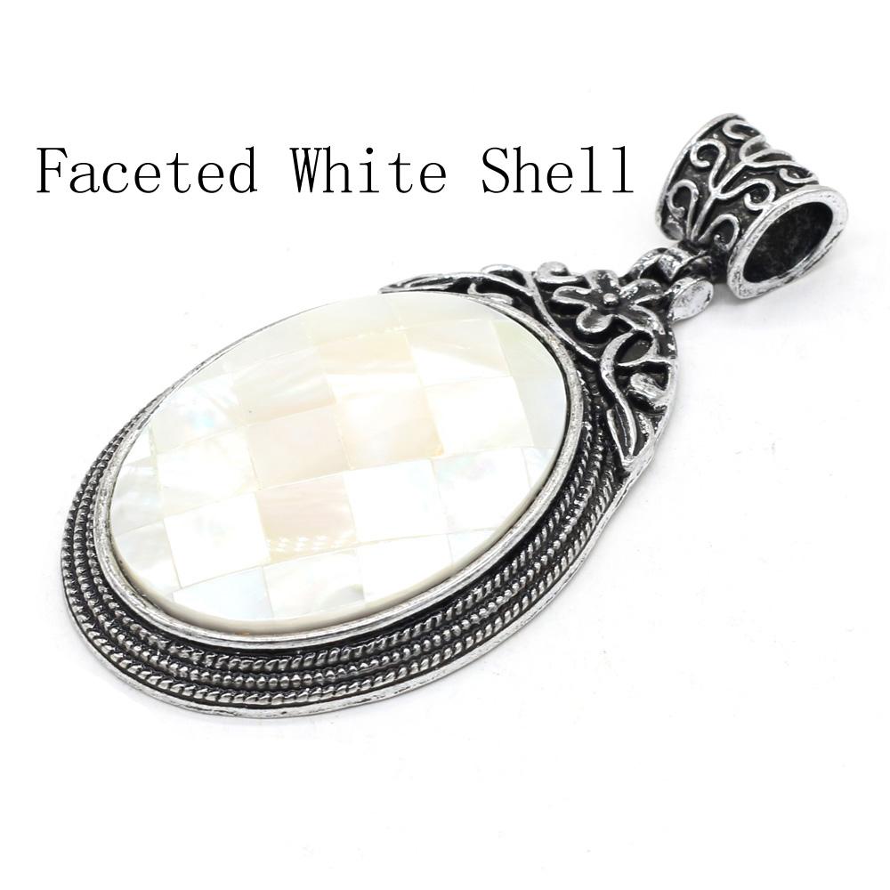 1 шт. винтажный овальный хрустальный кулон в богемном стиле — фото 15