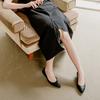 [Florida Studio] Iris Basic 3CM Stiletto-Absatz Mitternachtsschwarz [FL4012] [Versand aus Korea] 100% Authentisch