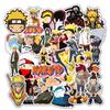 50Pcs Naruto Sasuke Stickers Anime Cartoon Car Motorcycle Phone Travel Luggage Trolley Laptop Computer Sticker Toy