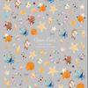 5D Ocean Nail Sticker Vacation Starfish Shell Coral Pearl Self-adhesive Nail Art Decal Fresh Seaside Vibe Manicure