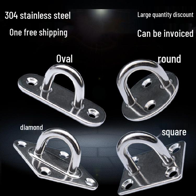304 Stainless Steel Door Latch Set: Diamond, Square, Oval, Round, and Fixed Buckle Hook.