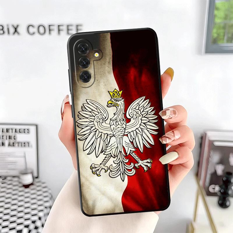 Poland Flag White Red Soft Phone Case for Samsung A17 A37 A57 A16 A26 A36 A56 A15 A25 A35 A55 A14 A24 A34 A54 A13 A23 A33 A53 A5