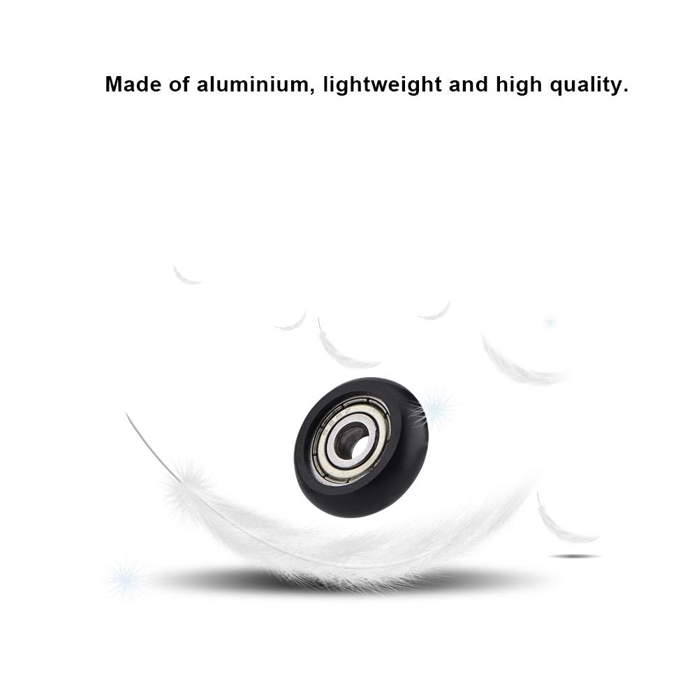 9 Stück 3D-Drucker Kunststoff-Riemenscheibe Linearlager Aluminium-Riemenscheiben Radlager, Linearlager-Riemenscheibe für 3D-Drucker