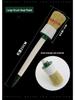 Tire Mounting Lubricant Brush with Bent and Round Heads, Solid Wood Handle, Large Size Repair Tool