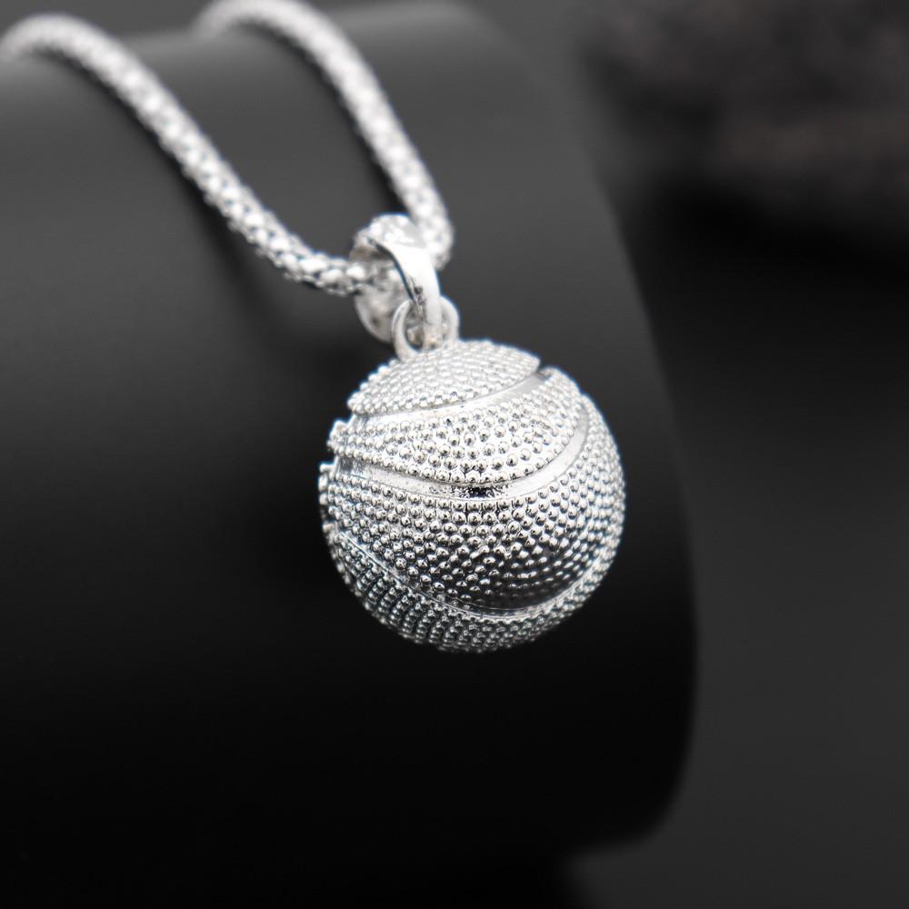 Basketball Net Frame Pendant Necklace Fashion Sports Niche Trend Necklace Jewelry