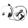 Single Ear Wired Headset Noise Canceling HD Calling Telephone Headset for Call Center Office