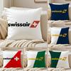 Luxury SSwISSAIR Cushion Cover Pillowcase Ultra Soft Skin Friendly Fabric Cloud Like Comfort  Concealed Zipper
