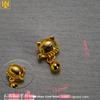 Ciondolo Charm Gatto della Fortuna Placcato Rame Oro 24K Collana Fu