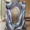 AC Milan Theme blanket Soft Flannel Blanket Plush Throw Blanket Cozy Sofa Bed Blanket for Home Decor
