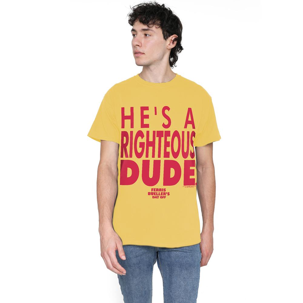 Ferris Bueller´s Day Off Mens Righteous Dude T-Shirt