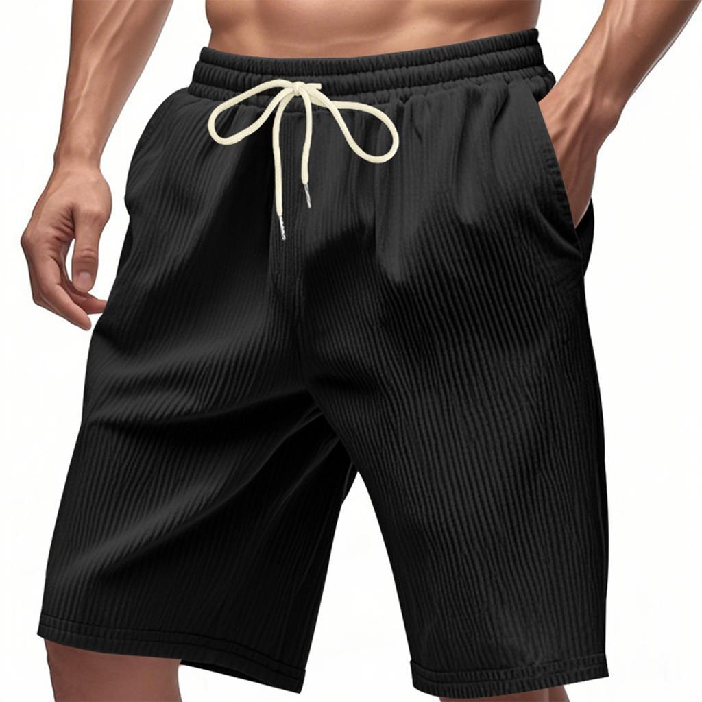 Men's Loose Corduroy Trendy Beach Sports Shorts